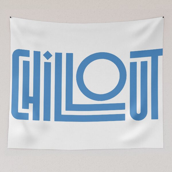 Item preview, Chill Out Bold Minimal Typography designed and sold by andry01.
