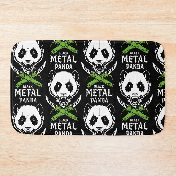 Item preview, Panda Black Metal – Guardian of the Shadows designed and sold by Robert "Hellfish" Fonseca.