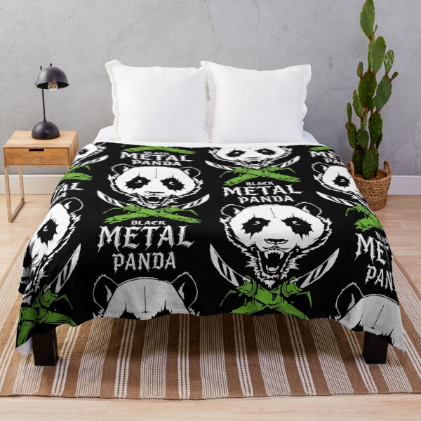 Item preview, Panda Black Metal – Guardian of the Shadows designed and sold by Robert "Hellfish" Fonseca.