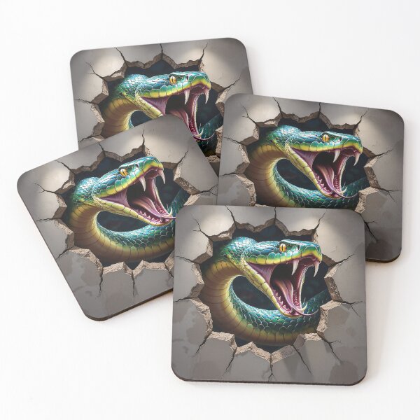 Item preview, Huge Boa Constrictor Erupting From Wall designed and sold by ttrimm.