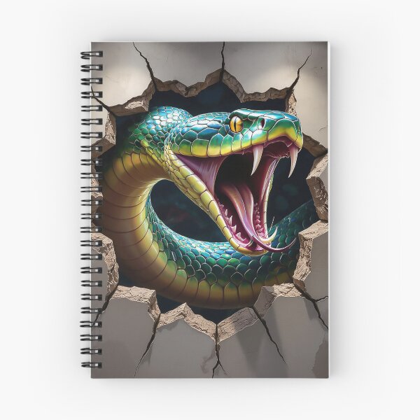 Item preview, Huge Boa Constrictor Erupting From Wall designed and sold by ttrimm.