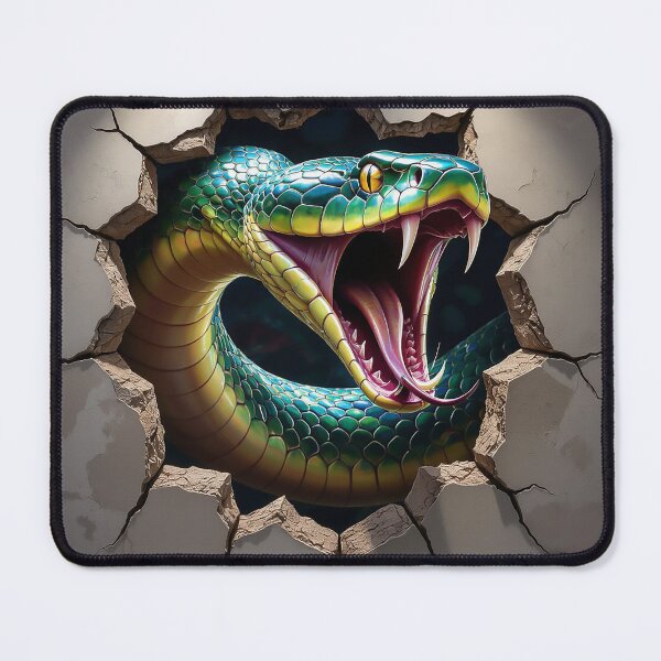 Item preview, Huge Boa Constrictor Erupting From Wall designed and sold by ttrimm.