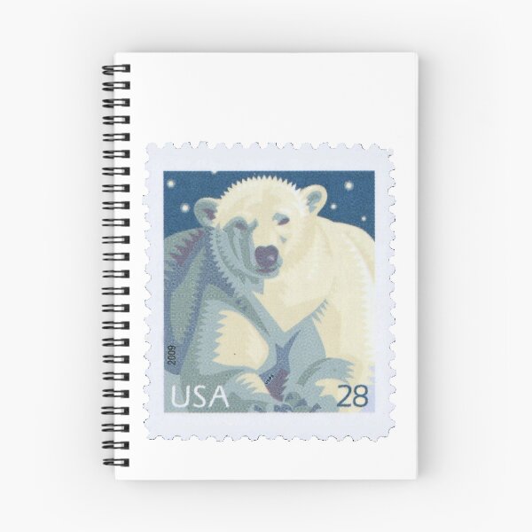 Artikelvorschau, Vintage kanadische Eisbär-Briefmarke entworfen und verkauft von red-amber65.