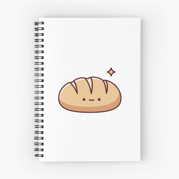 Item preview, Cute Minimal Bread Icon Kawaii Tee designed and sold by EcoArtTees.