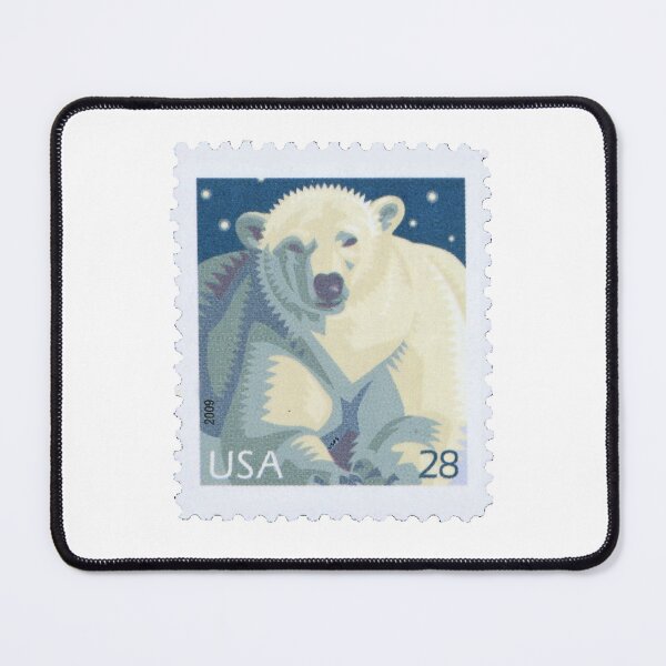 Item preview, Vintage Canadian Polar Bear Postage Stamp designed and sold by red-amber65.