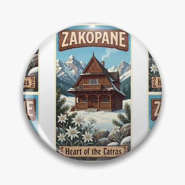 Item preview, Zakopane, Poland - Heart of the Tatras Vintage Travel Poster designed and sold by Digital Dreams Arts.