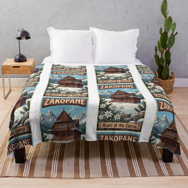 Item preview, Zakopane, Poland - Heart of the Tatras Vintage Travel Poster designed and sold by Digital Dreams Arts.