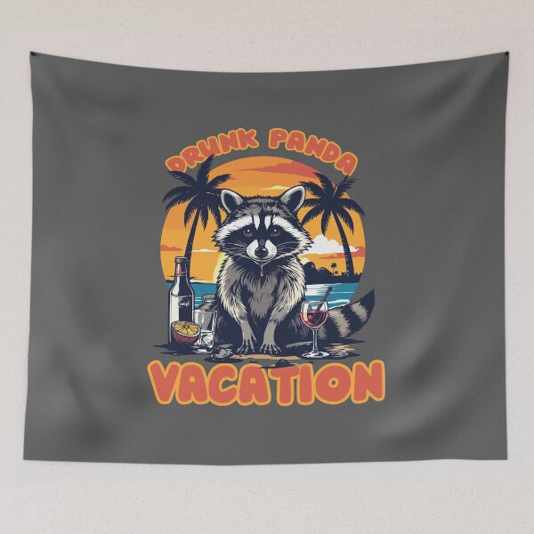Item preview, Drunk Panda Vacation designed and sold by Kenneth Shinabery.