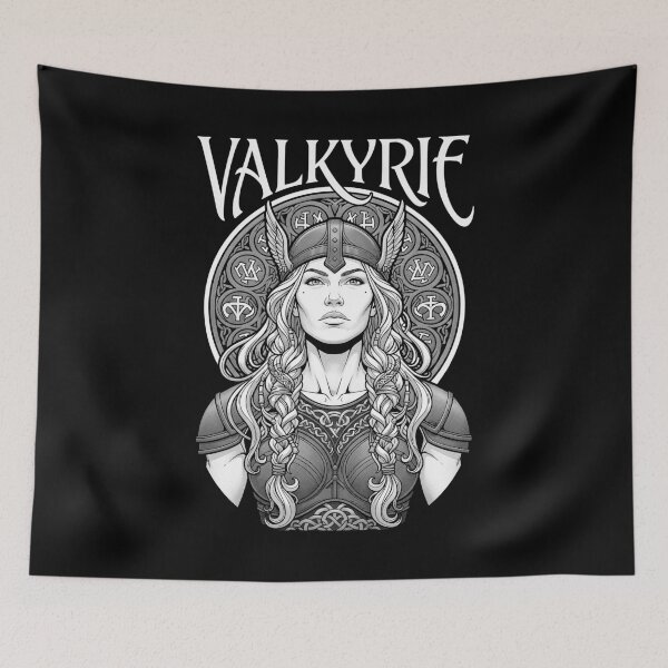 Item preview, Valkyrie Viking Woman Strong Female Norse Warrior Mythology designed and sold by GrandeDuc.