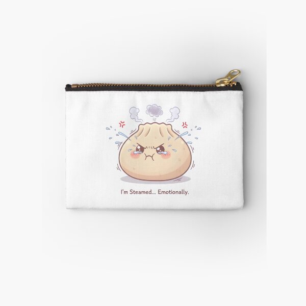 Item preview, Angry Dumpling Kawaii Design – “I’m Steamed… Emotionally.” Cute Funny Food Art designed and sold by Snackwear Apparel.
