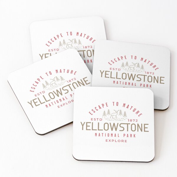 Item preview, Pegatina clásica para camiseta del Parque Estatal Nacional de Yellowstone designed and sold by ThinkNature!.