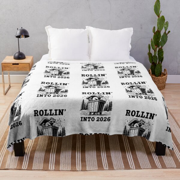 Item preview, Rollin' Into 2026 Dumpster Fire Raccoon — Funny New Year Chaos Art designed and sold by Colorful-Garden.