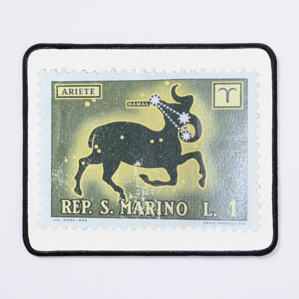 Item preview, Aries Star Sign Vintage Postage Stamp designed and sold by red-amber65.