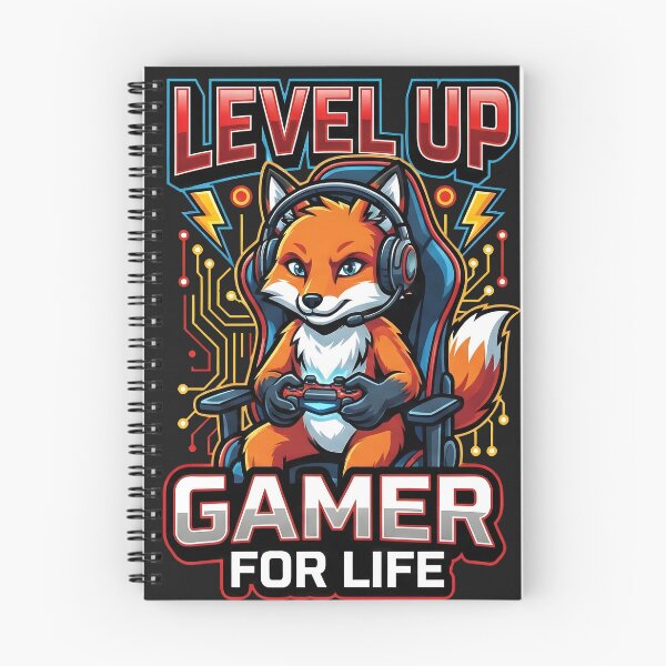 Item preview, Neon Circuitry: The Cybernetic Gaming Fox designed and sold by AwesomeBeyondLimits.