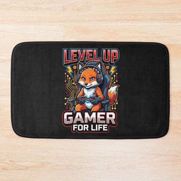 Item preview, Neon Circuitry: The Cybernetic Gaming Fox designed and sold by AwesomeBeyondLimits.