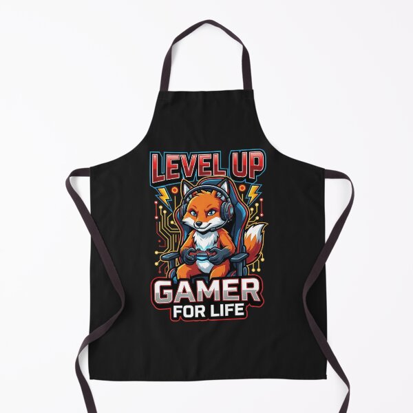 Item preview, Neon Circuitry: The Cybernetic Gaming Fox designed and sold by AwesomeBeyondLimits.