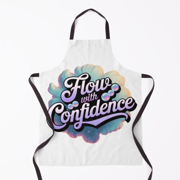 Item preview, Flow With Confidence Aesthetic Pastel Motivational Quote designed and sold by NRcollections24.