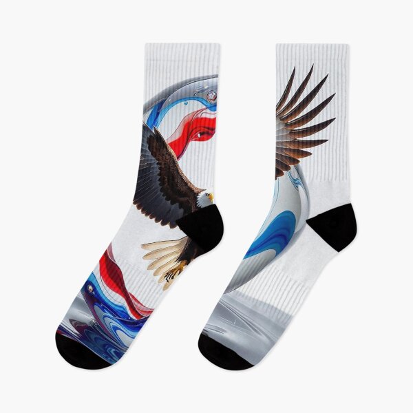 Item preview, Bald Eagle Flying for the Red, White, and Blue designed and sold by ttrimm.