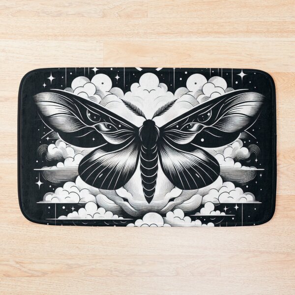 Item preview, Celestial Luna Moth Above Cosmic Clouds designed and sold by BigBlueArt.