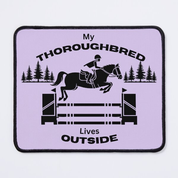 Item preview, My THOROUGHBRED Lives Outside - Jumping designed and sold by Windfall-Acres.