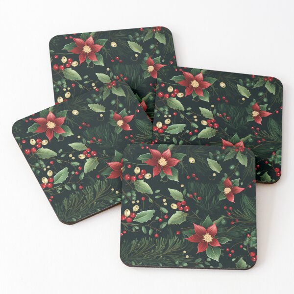 Item preview, Christmas Berries Ornaments- Christmas designed and sold by RoyalStarsPatts.