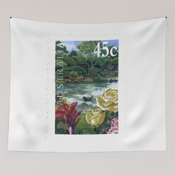 Item preview, Australian Flower Vintage Postage Stamp designed and sold by red-amber65.