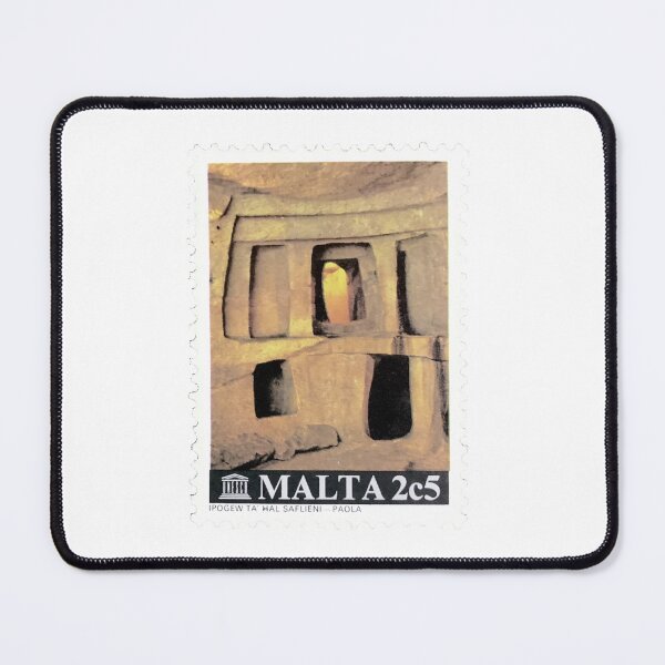 Item preview, Malta Caves Vintage Postage Stamp designed and sold by red-amber65.