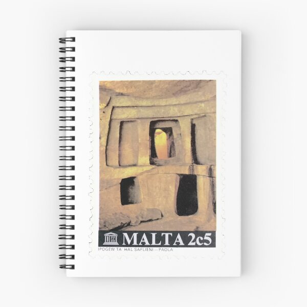 Item preview, Malta Caves Vintage Postage Stamp designed and sold by red-amber65.