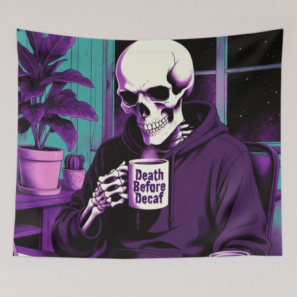 Item preview, skull gothic coffee designed and sold by ninjas hobbies.