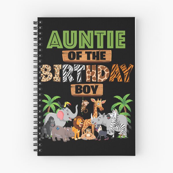 Item preview, Wild Auntie Of The Birthday Boy Zoo Safari Jungle Animal designed and sold by TysonLangosh.