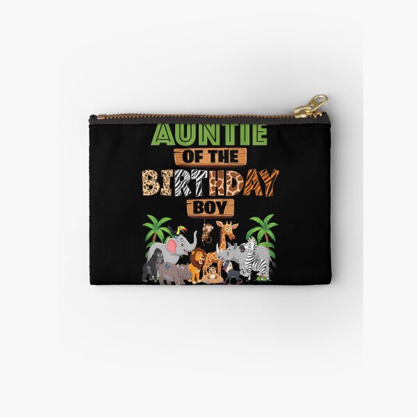 Item preview, Wild Auntie Of The Birthday Boy Zoo Safari Jungle Animal designed and sold by TysonLangosh.
