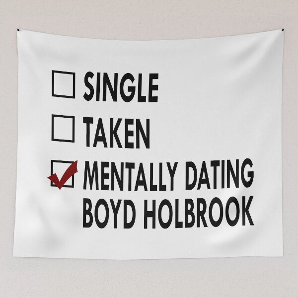 Item preview, Dating Boyd Holbrook Black White designed and sold by Sasya.