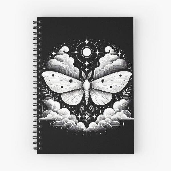 Item preview, Sacred Celestial Luna Moth Moon Sigil designed and sold by BigBlueArt.