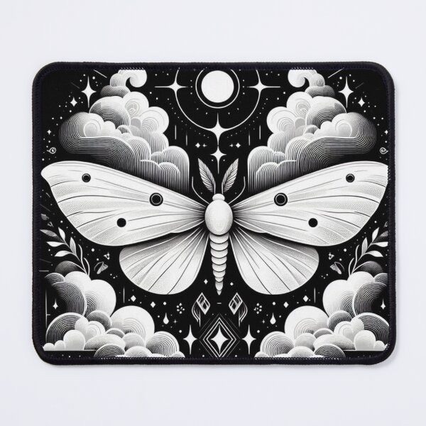 Item preview, Sacred Celestial Luna Moth Moon Sigil designed and sold by BigBlueArt.