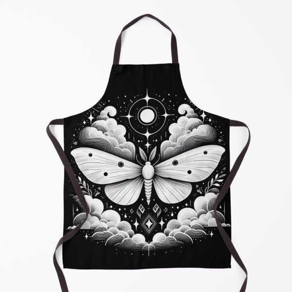 Item preview, Sacred Celestial Luna Moth Moon Sigil designed and sold by BigBlueArt.