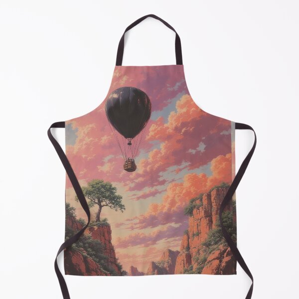 Item preview, Hot air balloon over canyon at sunset designed and sold by Mianku | Für das Leben.