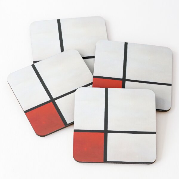 Item preview, Piet Mondrian - Composition N. 1 With Red And Blue designed and sold by meldefiart.