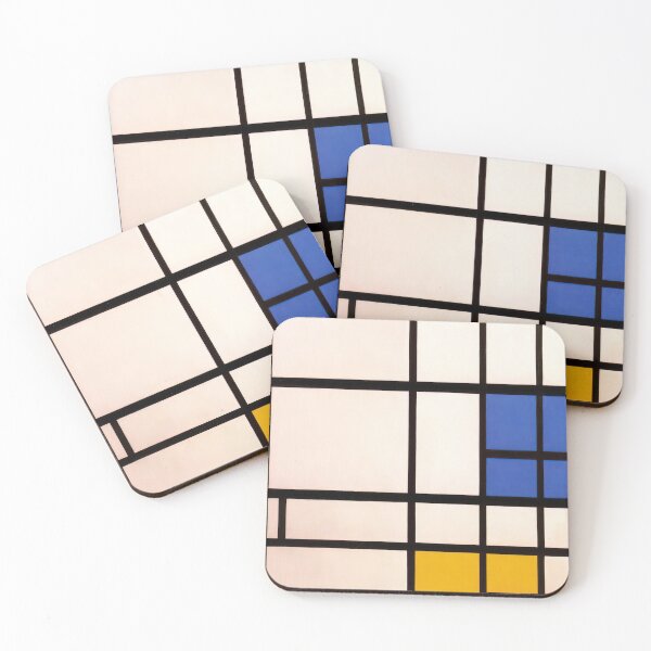 Item preview, Piet Mondrian - Composition N. 11 London With Blue, Red And Yellow designed and sold by meldefiart.
