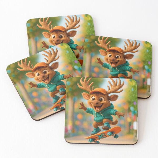 Item preview, Skater Irish Elk Deer designed and sold by Sillytoe.