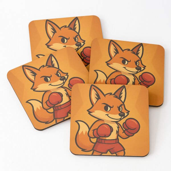 Item preview, Boxer Fox – Foxy Fight Champion designed and sold by PawsGiggles.