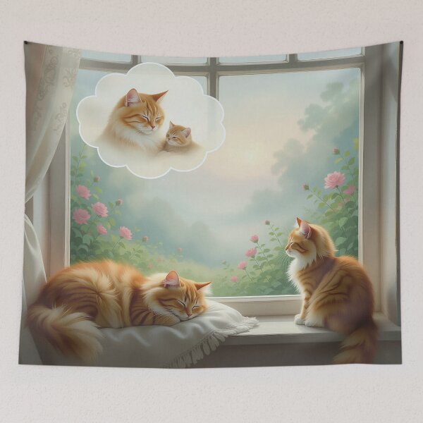 Item preview, dreaming cat at the window designed and sold by Talpha.