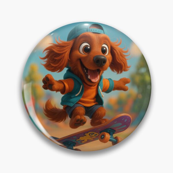 Item preview, Skater Irish Setter designed and sold by Sillytoe.