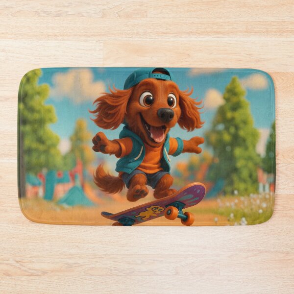 Item preview, Skater Irish Setter designed and sold by Sillytoe.