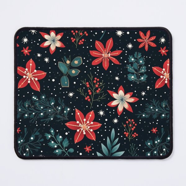 Item preview, Cute Christmas Snowflakes Flower Pattern - Christmas designed and sold by RoyalStarsPatts.