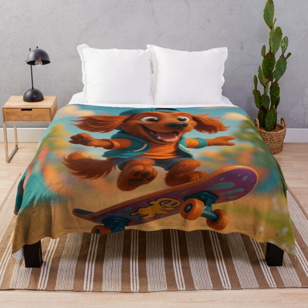 Item preview, Skater Irish Setter designed and sold by Sillytoe.