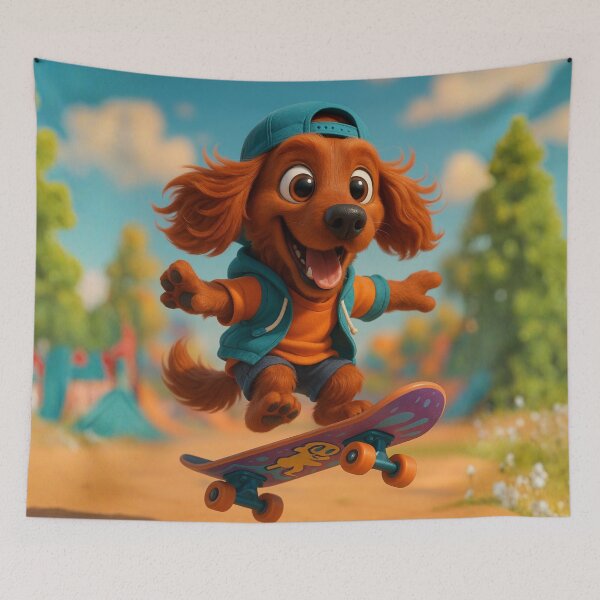 Item preview, Skater Irish Setter designed and sold by Sillytoe.