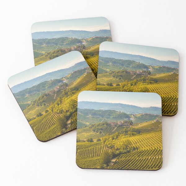 Item preview, Langhe vineyards landscape and Castiglione Falletto village. Piedmont, Italy designed and sold by Stefano Orazzini.