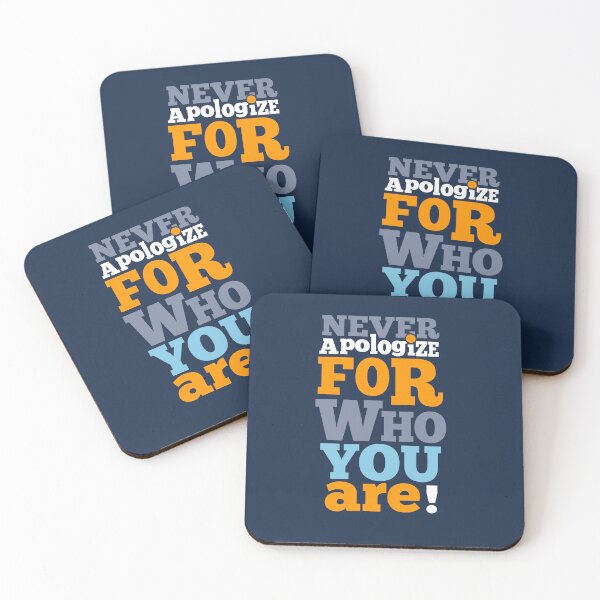 Item preview, Never Apologize For Who You Are | Unapologetic Authenticity & Self-Acceptance Mantra designed and sold by Maltachi Designs.