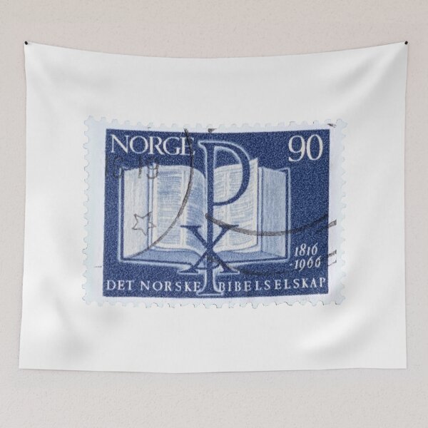 Artikelvorschau, Norge Norwegen Blaues Buch Vintage Briefmarke entworfen und verkauft von red-amber65.