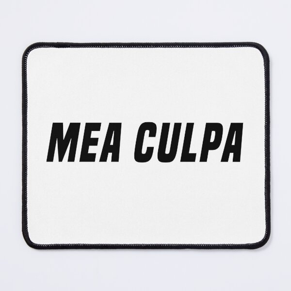 Item preview, Mea Culpa designed and sold by Memes N Lore .